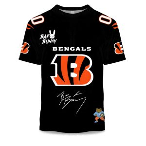 Personalized Bengals Bad Bunny Bowl LX 2025 2026 Shirt 1