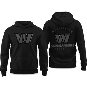 2025 Commanders Back In Black Hoodie