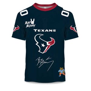 Personalized Texans Bad Bunny Bowl LX 2025 2026 Shirt 1