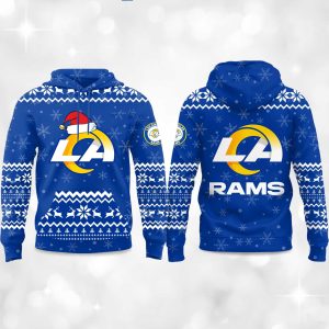 2025 Rams Reindeer football Christmas Hoodie 1