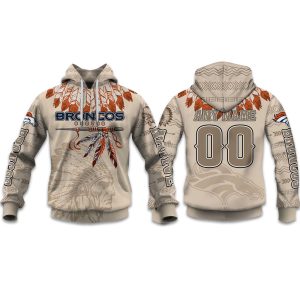 2025 Personalized Broncos Football Native American Heritage Hoodie 1