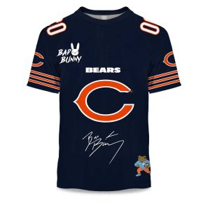 Personalized Bears Bad Bunny Bowl LX 2025 2026 Shirt 1