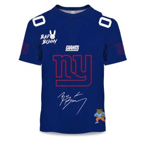 Personalized Giants Bad Bunny Bowl LX 2025 2026 Shirt 1