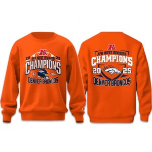 Broncos AFC West Division Champions 2025 Sweatshirt 1