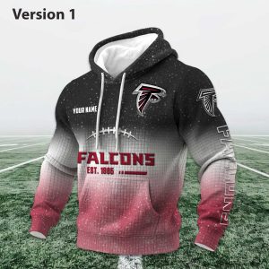 Personalized Falcons EST 1965 Football Waffle Hoodie 1