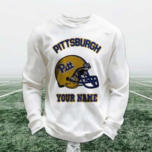 Personalized Pittsburgh Football Waffle Sweatshirt 1