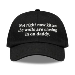 Not Right Now Kitten The Walls Are Closing In On Daddy Hat (1)