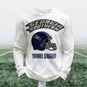 Personalized Georgia Southern Football Waffle Sweatshirt (1)