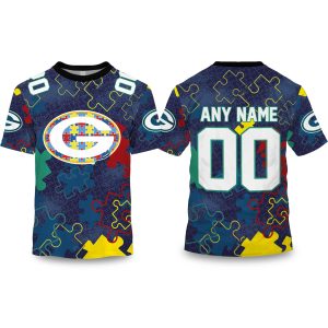 Packers Autism Awareness Football Shirt 2026 1