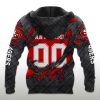 49ers Black Metal Texture Hoodie (2)