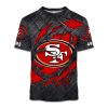 49ers Black Metal Texture Shirt (1)