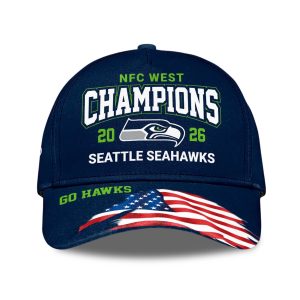 Seattle Seahawks 2026 NFC West Champions Hat (1)