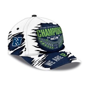 Seahawks 2025 NFC Champions We Are 12 Hat (1)