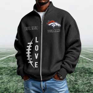 Broncos EST 1959 Quarter Zip Waffle Sweatshirt (7)