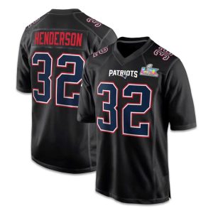 TreVeyon Henderson Patriots We Are All Patriots Bowl LX 2026 Jersey (1)