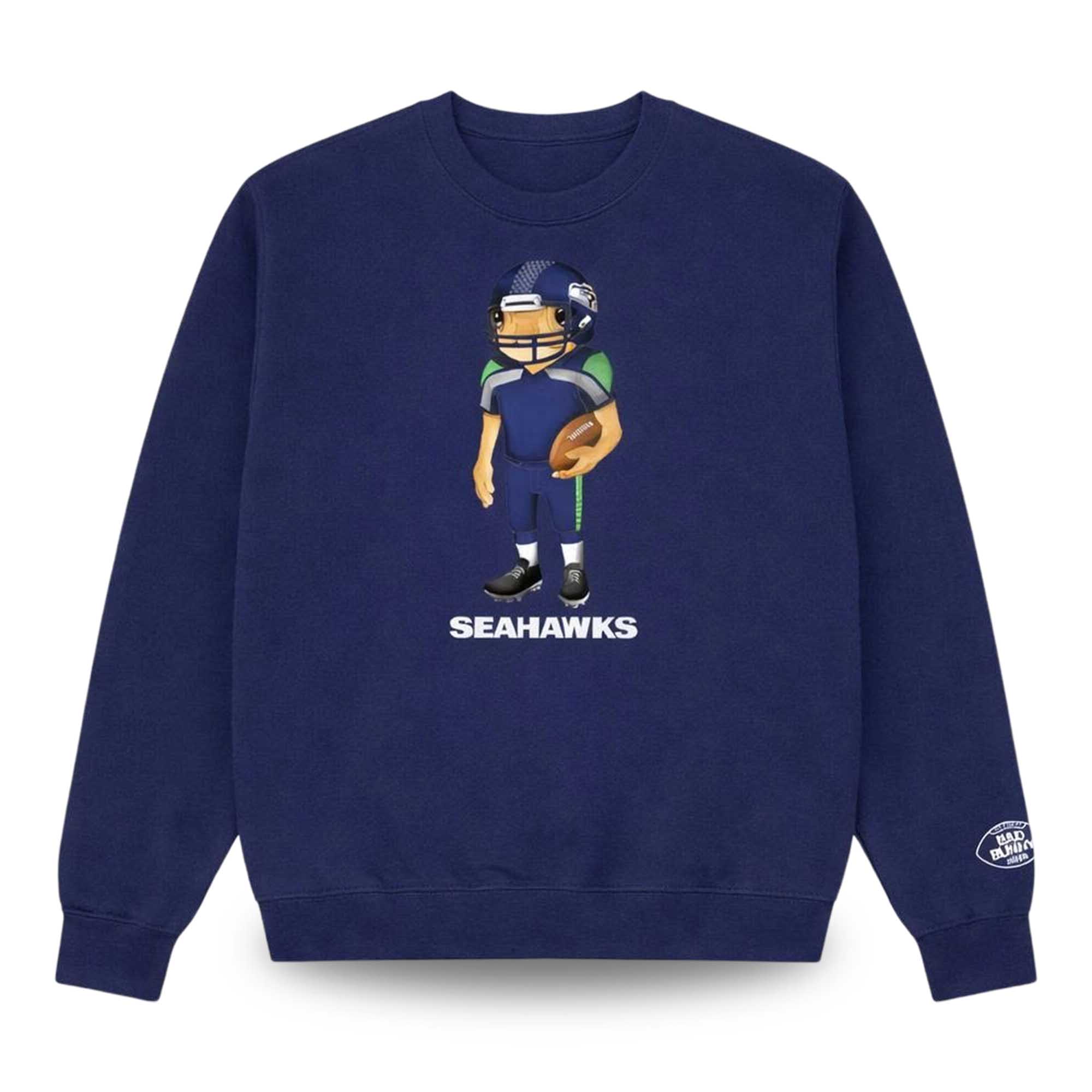 Bad Bunny Seahawks Concho Hoodie 4 Bad Bunny Seahawks Concho Hoodie (4)