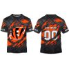 Bengals Black Metal Texture Shirt 1