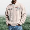 Broncos EST 1959 Quarter Zip Waffle Sweatshirt (9)