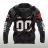 Browns Black Metal Texture Hoodie 2