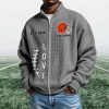 Browns EST 1944 Quarter Zip Waffle Sweatshirt (10)