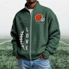Browns EST 1944 Quarter Zip Waffle Sweatshirt (4)