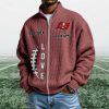 Buccaneers EST 1974 Quarter Zip Waffle Sweatshirt (1)
