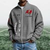 Buccaneers EST 1974 Quarter Zip Waffle Sweatshirt (7)