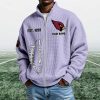 Cardinals EST 1998 Quarter Zip Waffle Sweatshirt (3)