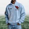 Cardinals EST 1998 Quarter Zip Waffle Sweatshirt (5)