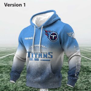 Personalized Titans EST 1959 Football Waffle Hoodie 1