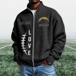 Chargers EST 1959 Quarter Zip Waffle Sweatshirt