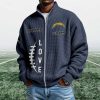Chargers EST 1959 Quarter Zip Waffle Sweatshirt (4)