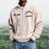 Chargers EST 1959 Quarter Zip Waffle Sweatshirt (5)