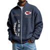 Chiefs EST 1959 Quarter Zip Waffle Sweatshirt 3