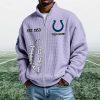 Colts EST 1953 Quarter Zip Waffle Sweatshirt (3)