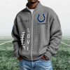Colts EST 1953 Quarter Zip Waffle Sweatshirt (7)