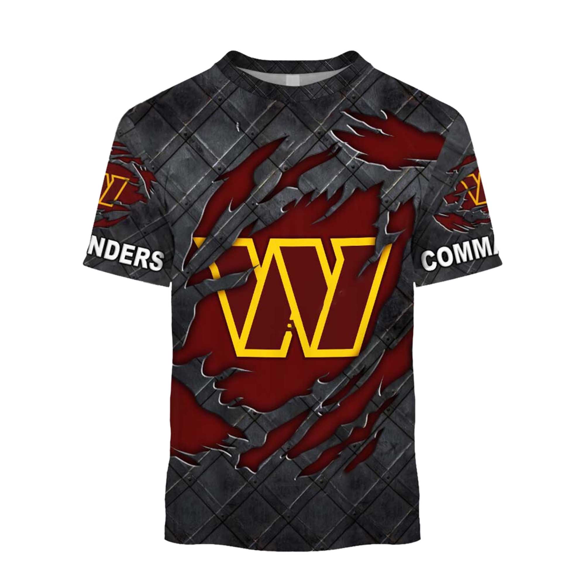 Commanders Black Metal Texture Shirt Commanders Black Metal Texture Shirt