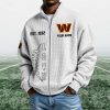 Commanders EST 1932 Quarter Zip Waffle Sweatshirt (10)