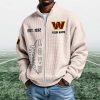 Commanders EST 1932 Quarter Zip Waffle Sweatshirt (8)