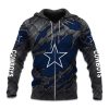 Cowboys Black Metal Texture Zipper Hoodie 4 Cowboys Black Metal Texture Zipper Hoodie
