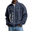 Cowboys EST 1960 Quarter Zip Waffle Sweatshirt 4