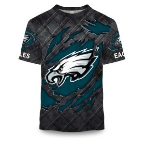 Eagles Black Metal Texture Shirt 1