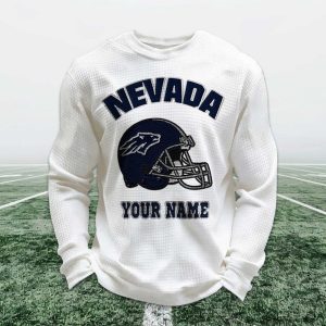 Personalized Nevada Football Waffle Sweatshirt (1)