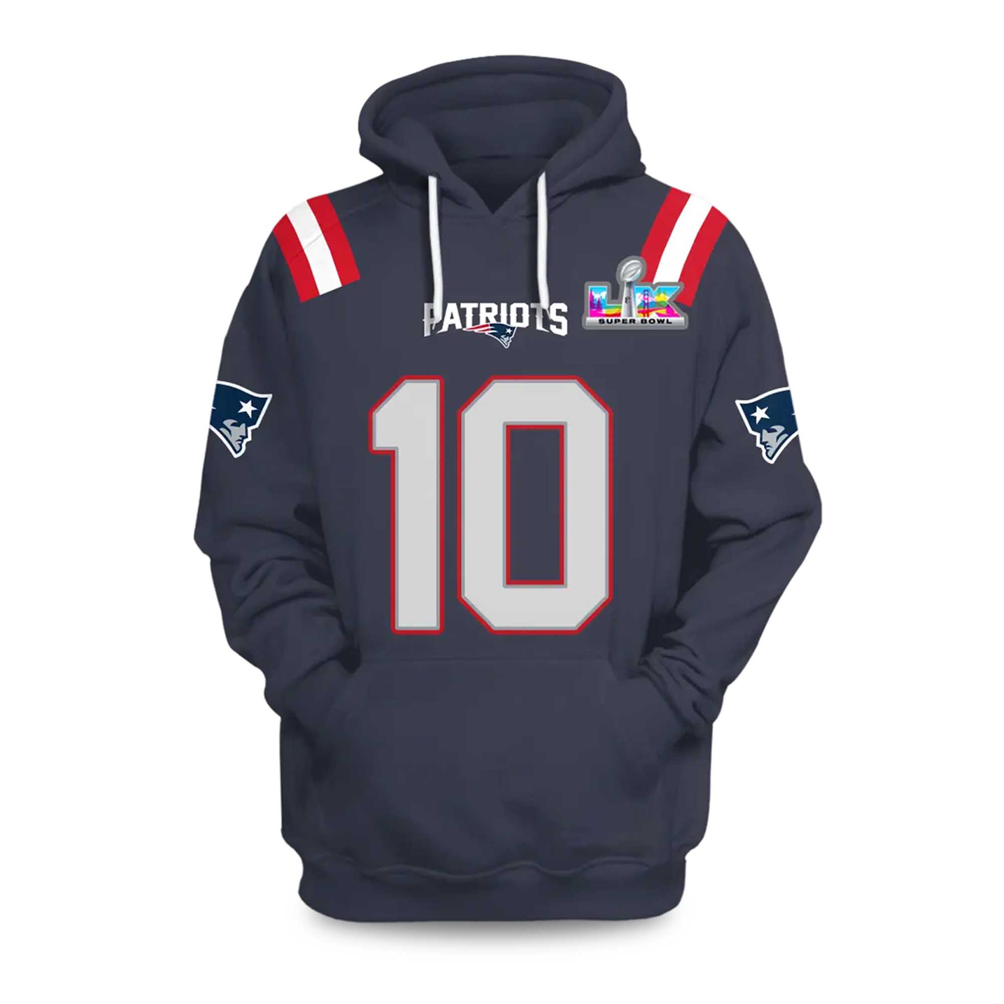 Drake Maye Patriots Bowl LX 2026 Hoodie 2 Drake Maye Patriots Bowl LX 2026 Hoodie (2)