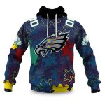 Eagles Autism Awareness Football Hoodie 2026