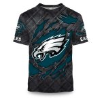 Eagles Black Metal Texture Shirt