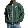Eagles EST 1933 Quarter Zip Waffle Sweatshirt 6 Eagles EST 1933 Quarter Zip Waffle Sweatshirt 2