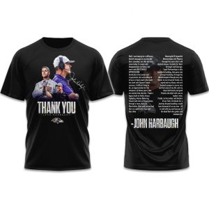 Ravens Thank You John Harbaugh 2026 Shirt (1)
