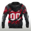 Falcons Black Metal Texture Hoodie 3 Falcons Black Metal Texture Hoodie 2
