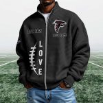 Falcons EST 1965 Quarter Zip Waffle Sweatshirt